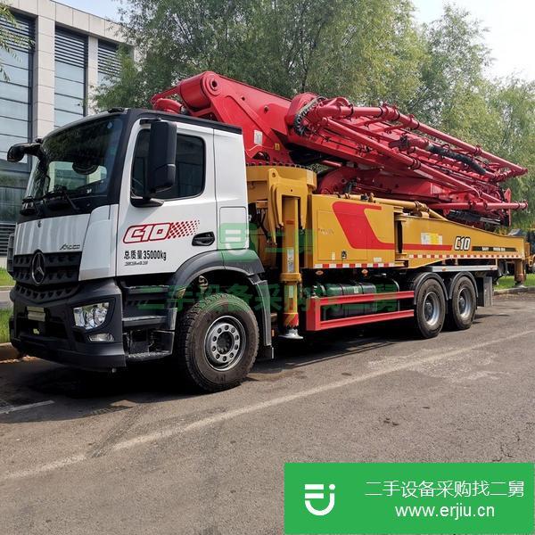 遼寧出售二手2020年三一重工C10奔馳底盤52米泵車 國五未上牌 可貸款