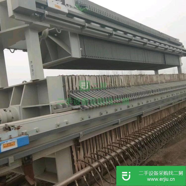 山東出售二手自動拉板隔膜壓濾機80平方