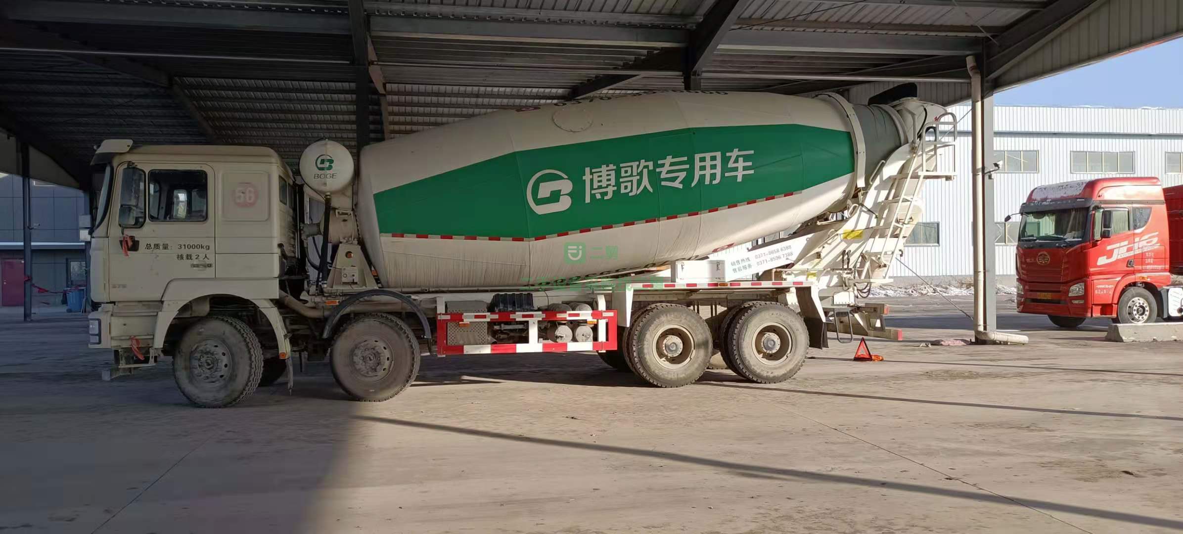 出售一臺德龍大二十方攪拌車  博哥上裝  國五排放