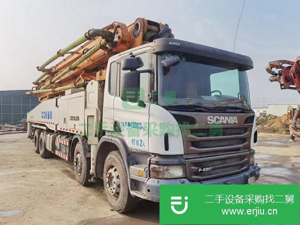 湖南出售二手中聯(lián)斯堪尼亞56米泵車