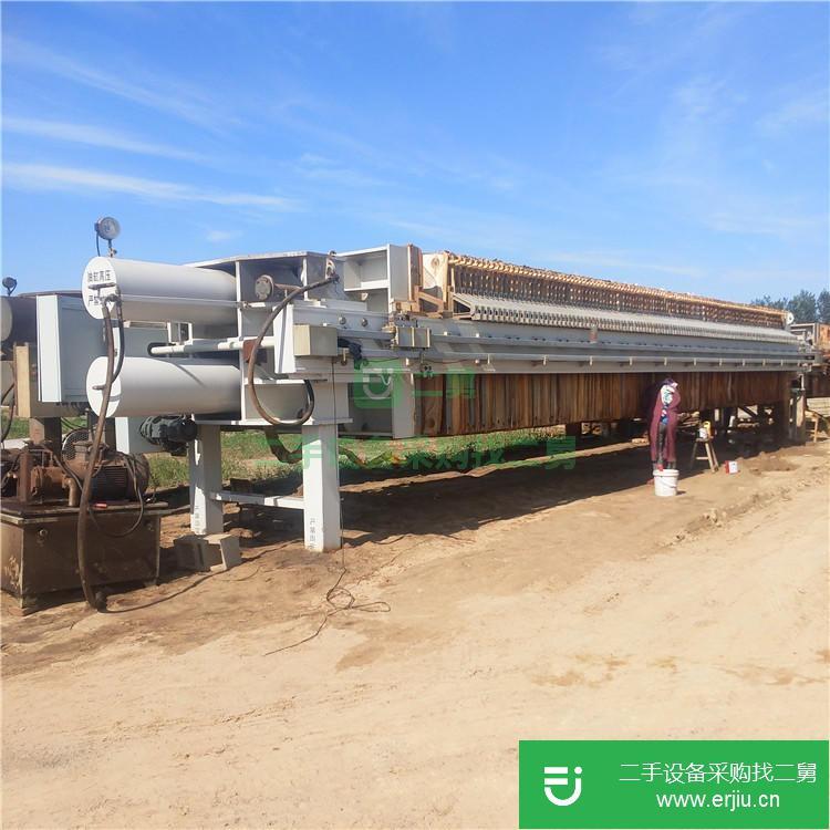 山東出售二手自動拉板箱式壓濾機