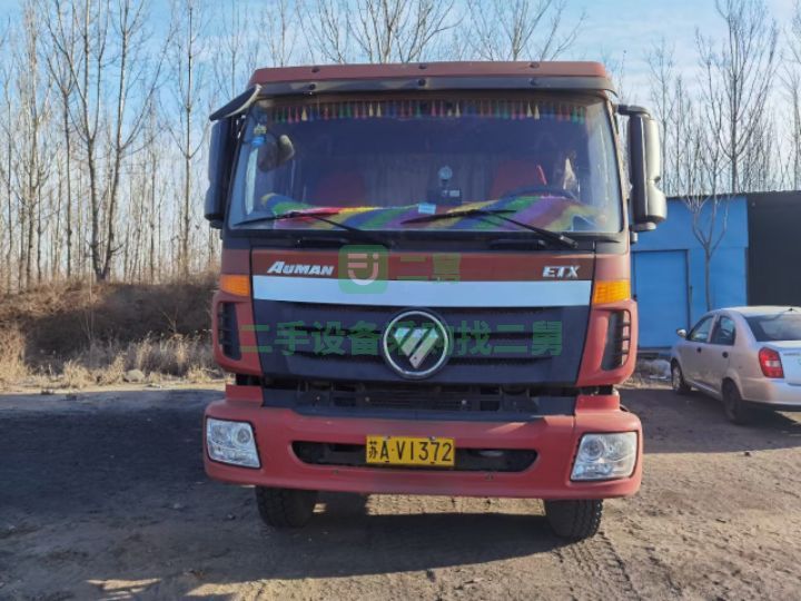 出售二手17年的國五歐曼后八輪自卸車