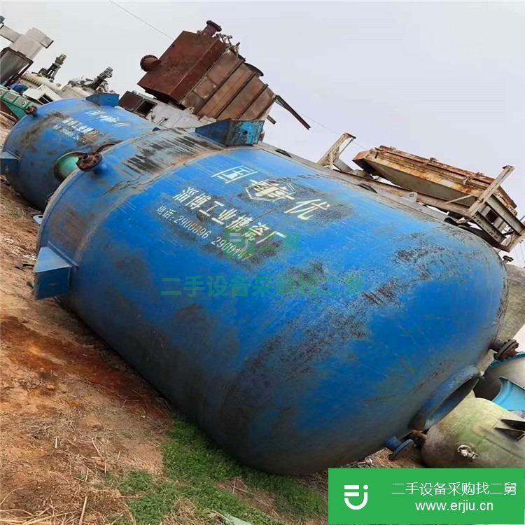 山東出售二手1000L搪瓷反應釜
