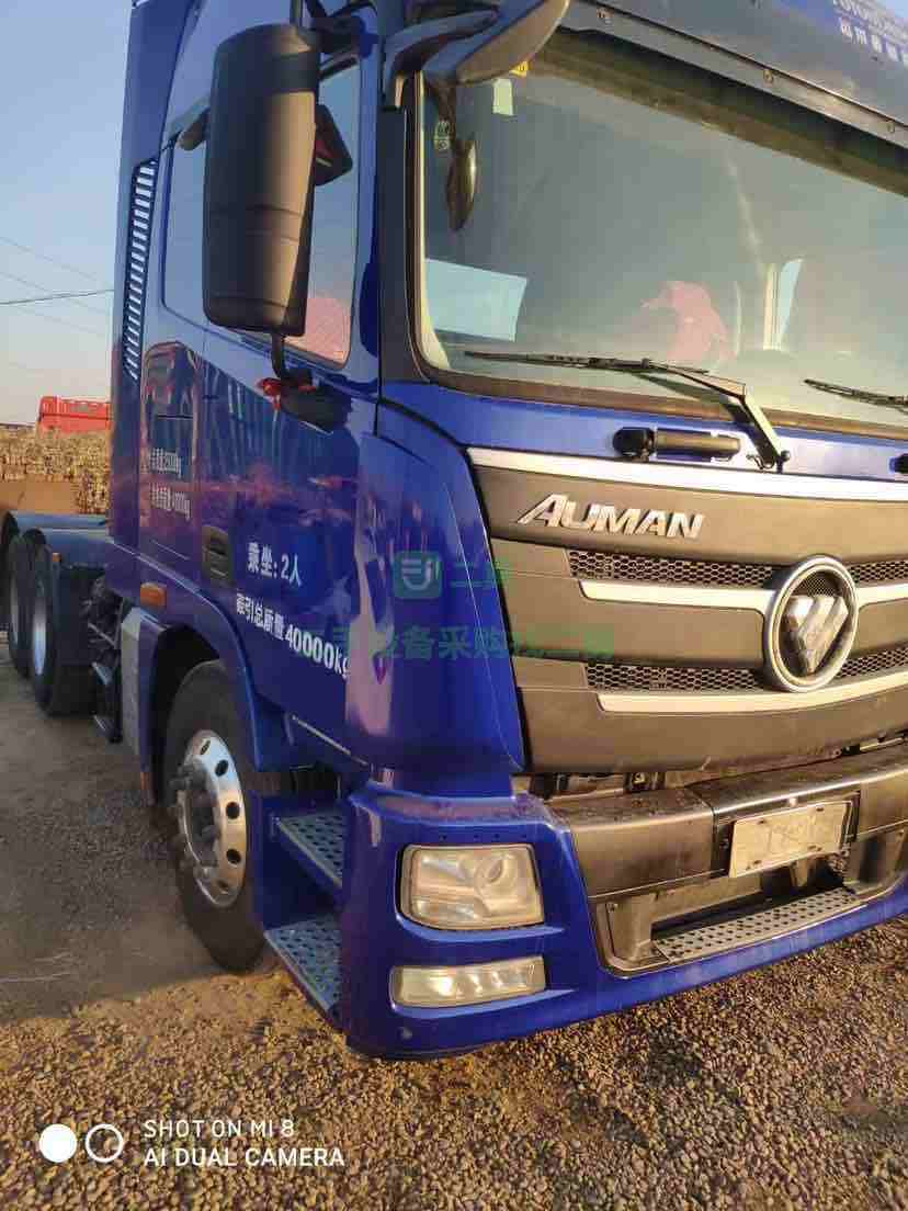 出售二手的兩年整歐曼GTL牽引車500馬力濰柴發動機