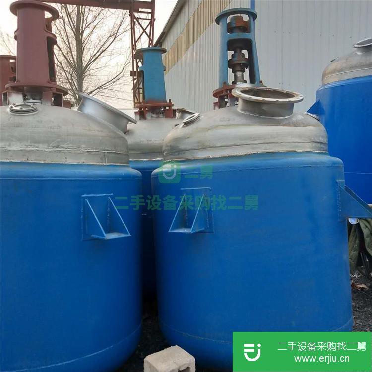 山東出售二手不銹鋼反應(yīng)釜15000L