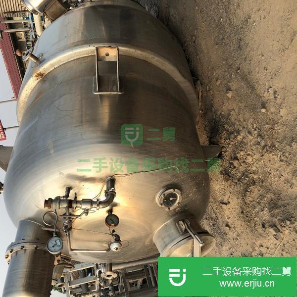 河南出售二手食品級不銹鋼儲罐