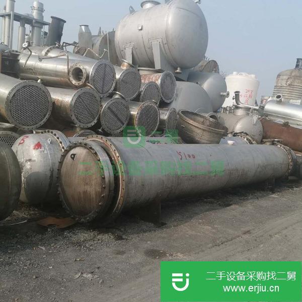 河南出售二手不銹鋼冷凝器