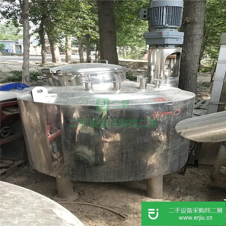 山東出售二手不銹鋼攪拌罐