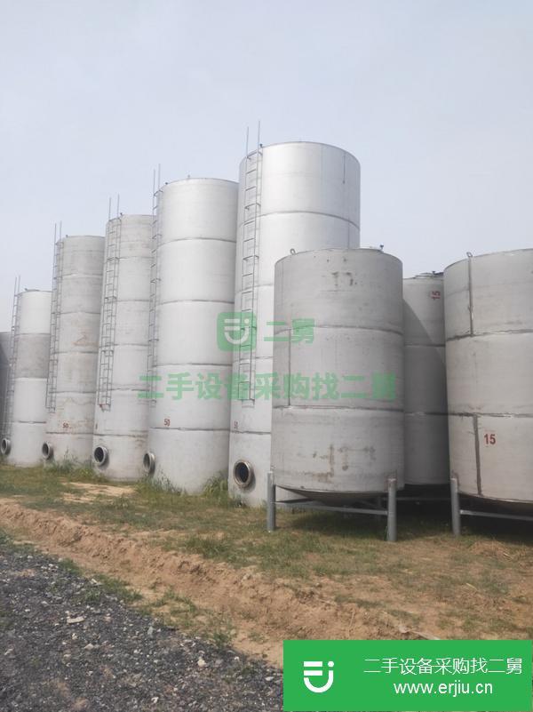 陜西出售二手不銹鋼儲罐