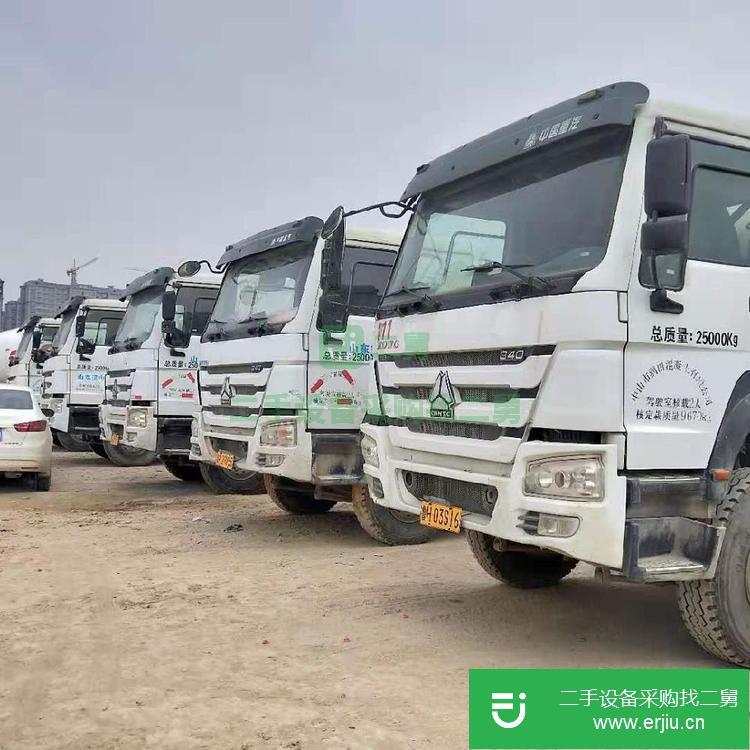 山東出售二手12方豪沃混凝土攪拌車