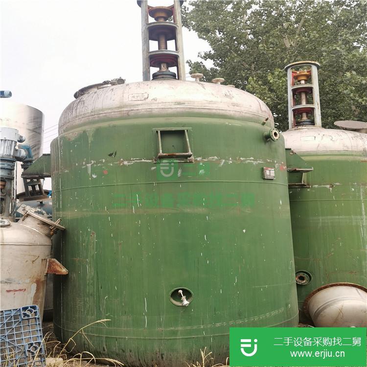 山東出售二手3000L電加熱不銹鋼反應釜