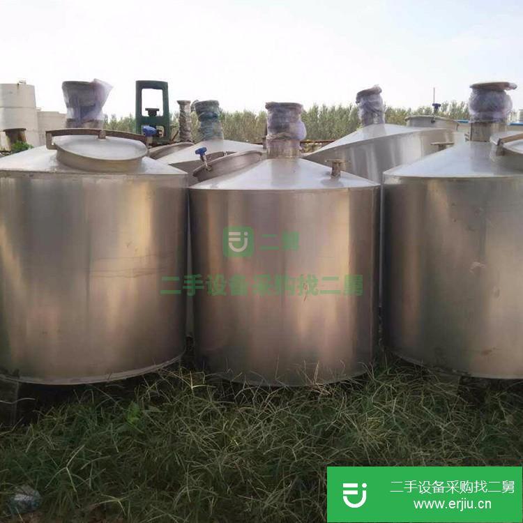 山東出售二手10立方不銹鋼儲罐