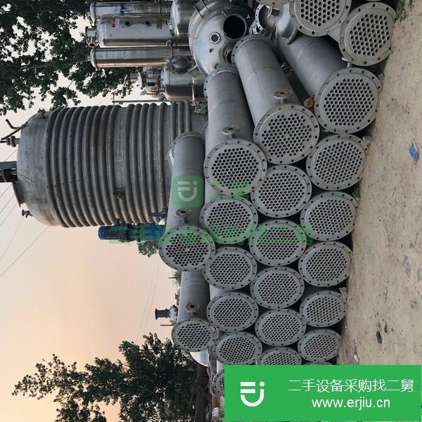 浙江出售二手20平方不銹鋼列管式冷凝器