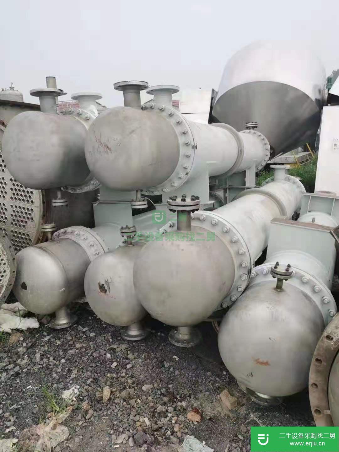 山東出售二手不銹鋼高壓冷凝器