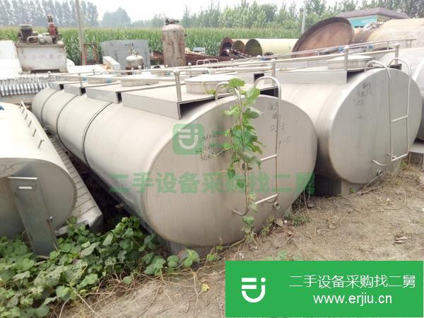 天津出售二手10立方不銹鋼立式儲罐