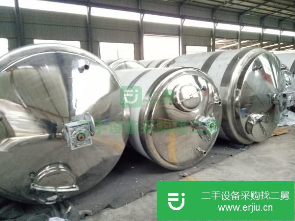 湖北出售二手不銹鋼30立方儲罐