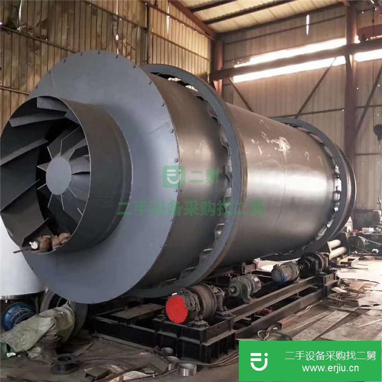 山東出售二手1.8x18 污泥滾筒烘干機