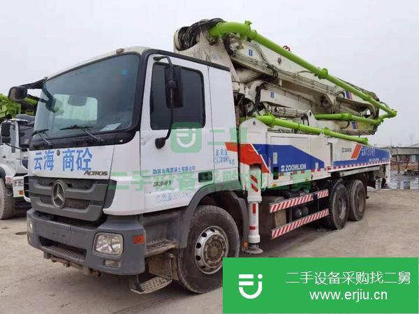 湖南出售二手中聯(lián)奔馳47米大排量雙主油泵車(chē)
