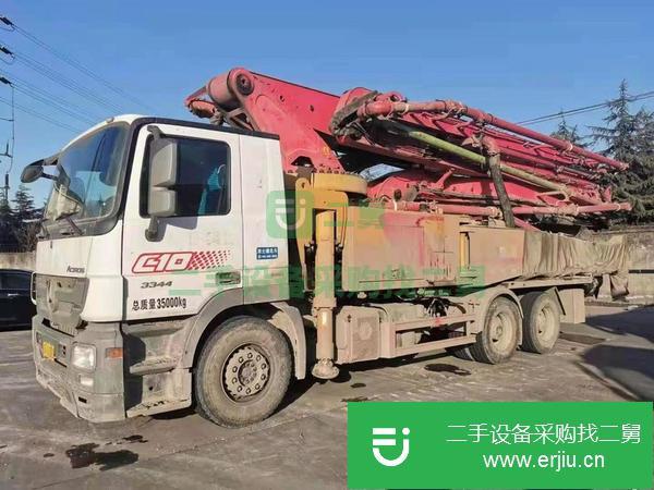 江蘇出售二手三一重工泵車,奔馳底盤,使用3萬方