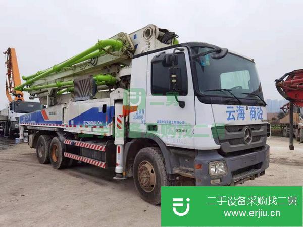 湖南出售二手中聯(lián)奔馳47米大排量雙主油泵車(chē)