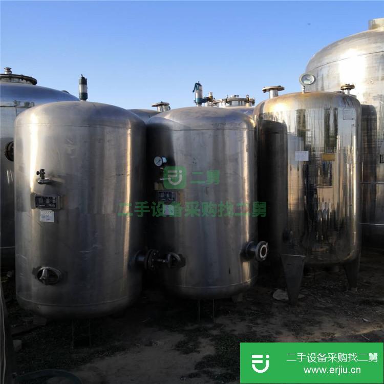 山東出售二手20立方不銹鋼儲罐