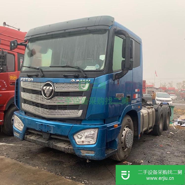 山東出售二手歐曼牽引車460馬力國五