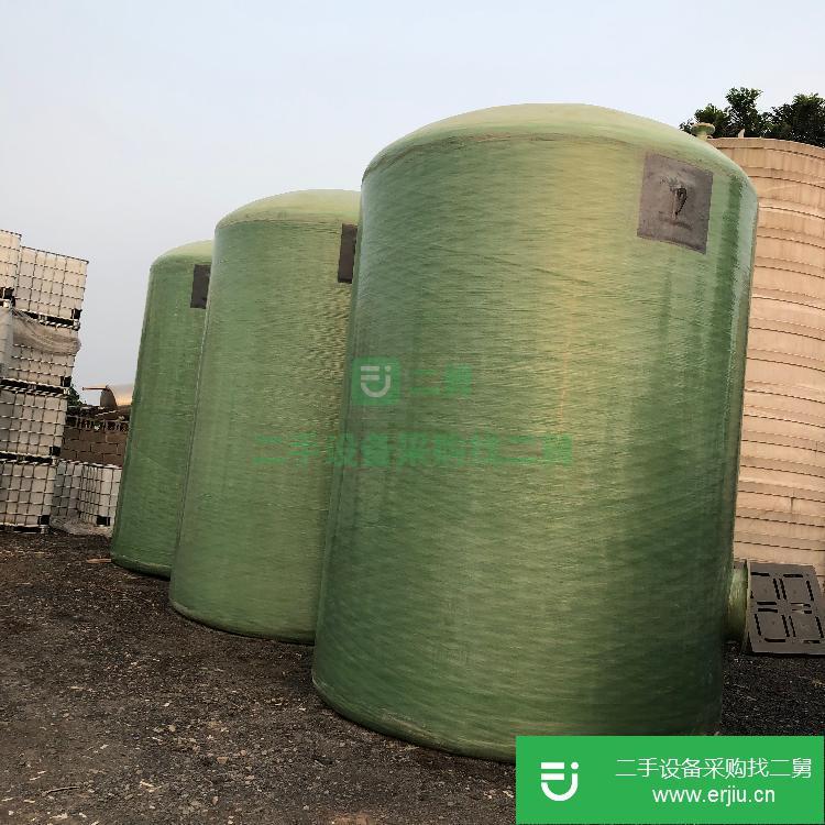 山東出售二手立式玻璃鋼儲罐