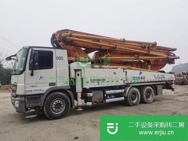 湖南出售二手國四中聯(lián)奔馳52米泵車