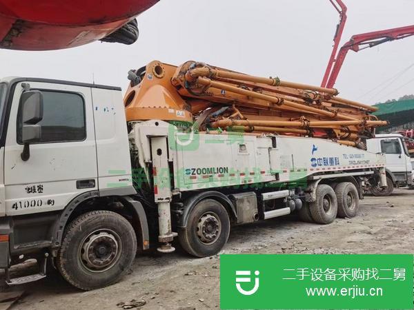 湖南出售二手14年國四中聯奔馳52米泵車