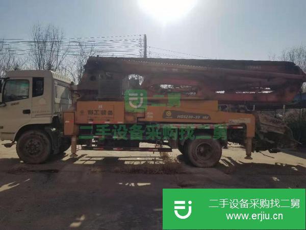 浙江出售二手33米泵車