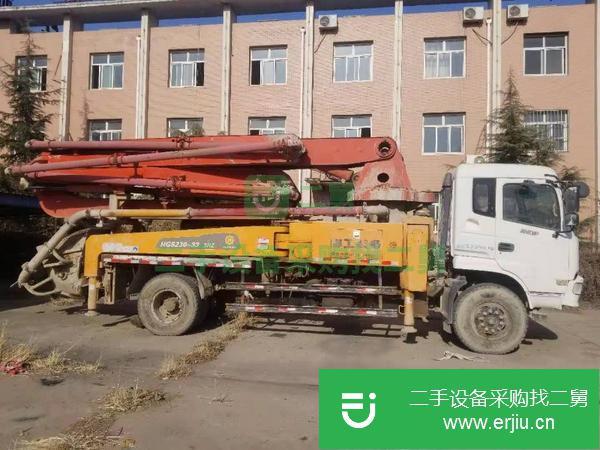 河北出售二手18年33米泵車