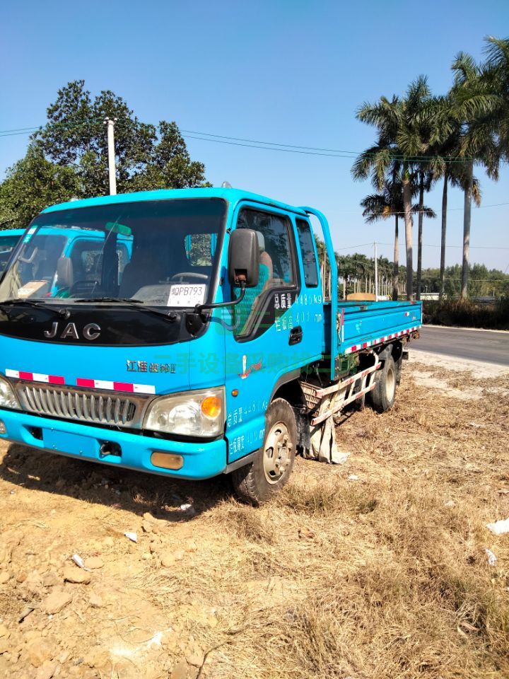 廣東出售二手的七成新的江淮駿鈐平板貨車