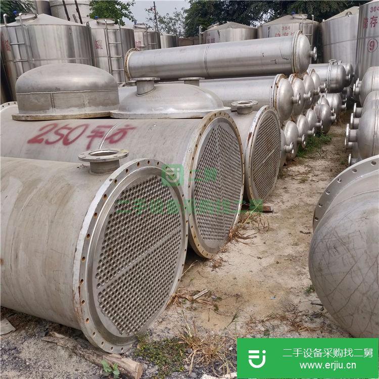 山東出售二手列管式冷凝器12方