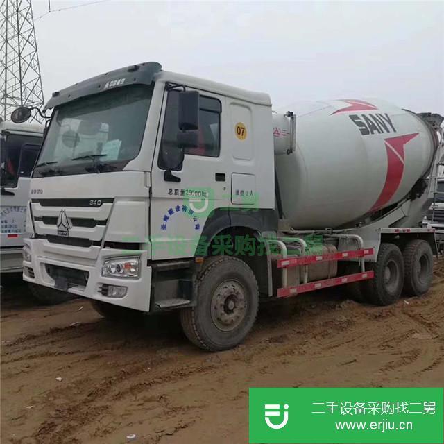 山東出售二手混凝土攪拌車豪沃