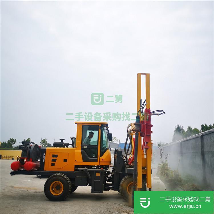 山東出售二手全自動輪式打樁機