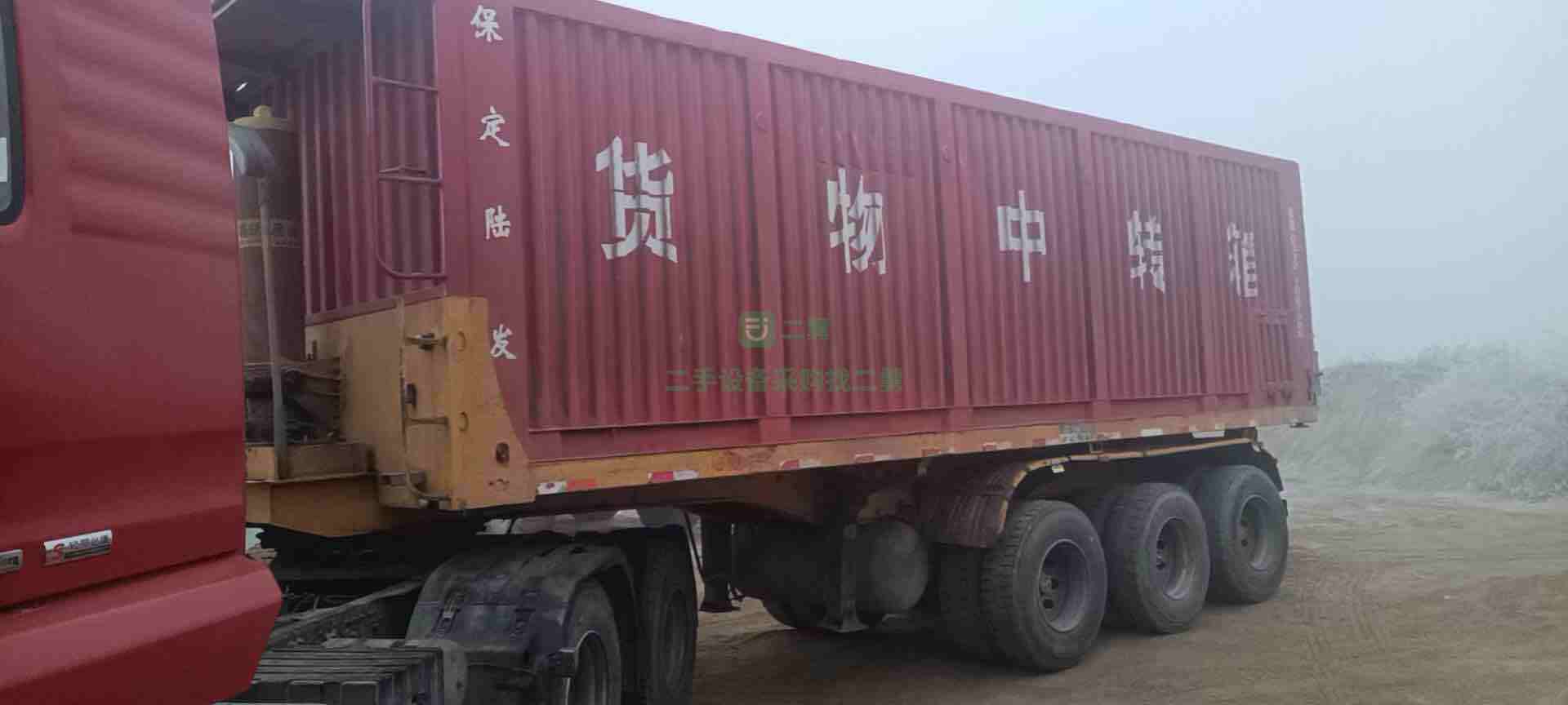 出售二手九成新的19年的后翻半掛車