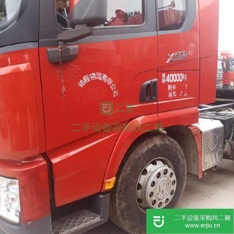 山東出售二手德龍牽引車500馬力國五排放