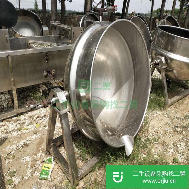 山東出售二手可傾斜攪拌夾層鍋