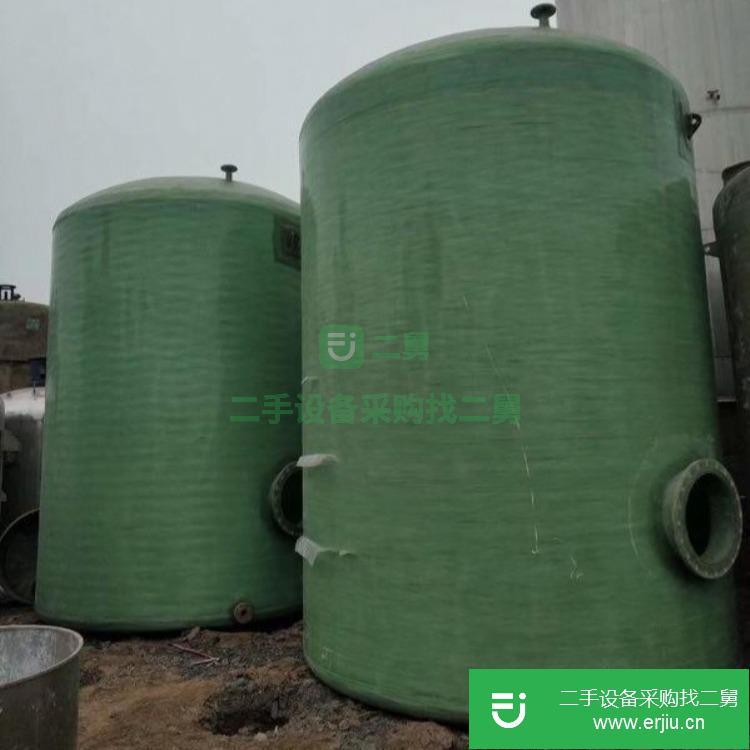 山東出售出售二手100立方玻璃鋼儲罐