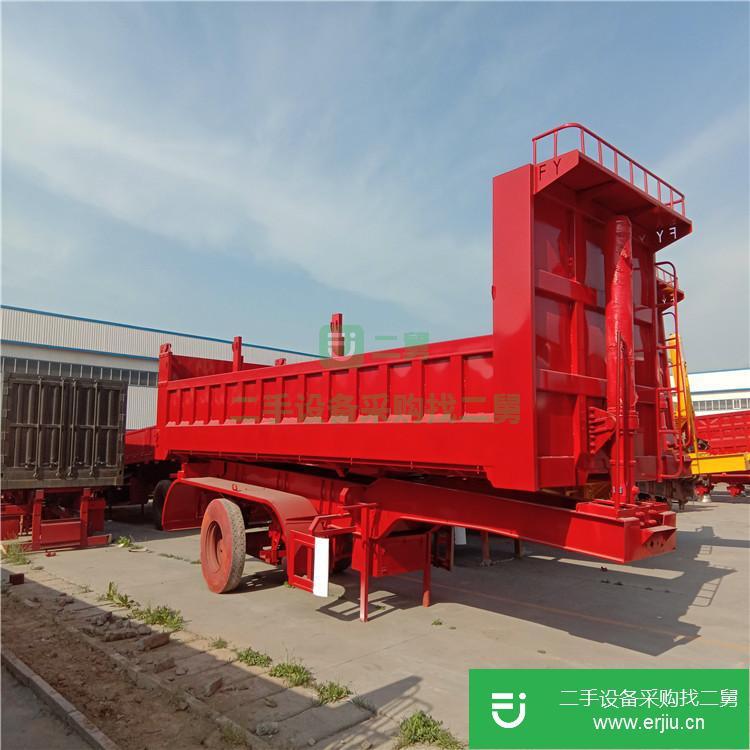 山東出售二手欄板自卸半掛車
