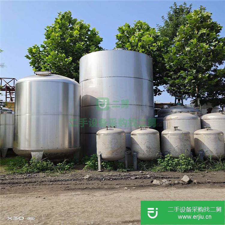 山東出售二手不銹鋼儲罐