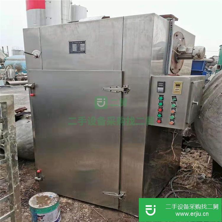 山東出售二手兩門兩車48盤不銹鋼熱風循環干燥箱