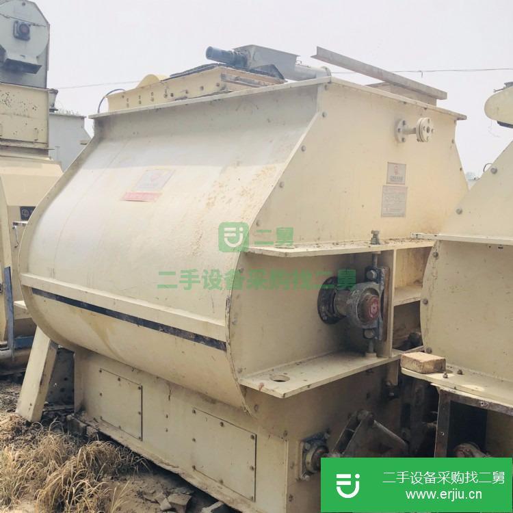 山東出售二手雙軸槳葉式混合機(jī)