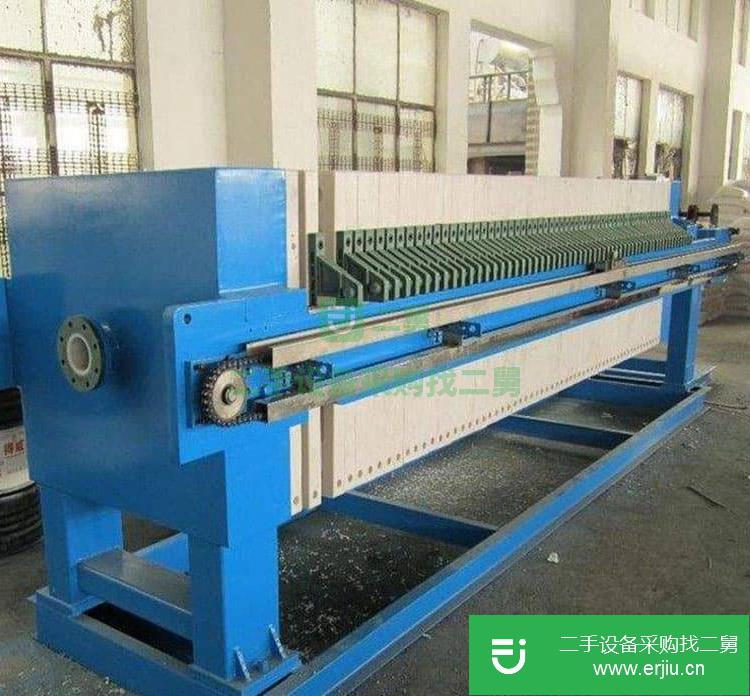 山東出售二手150平污泥脫水壓濾機