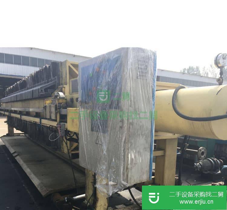 山東出售二手150平污泥脫水壓濾機