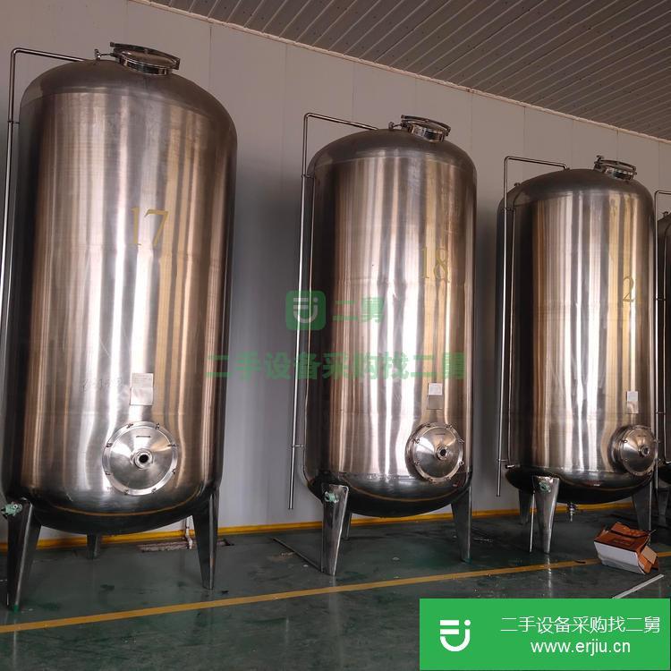 山東出售二手不銹鋼原料儲(chǔ)罐