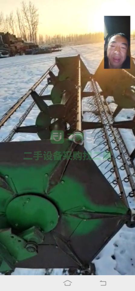 新疆出售二手的約翰迪爾系列1076－w215－C100－w80收割機