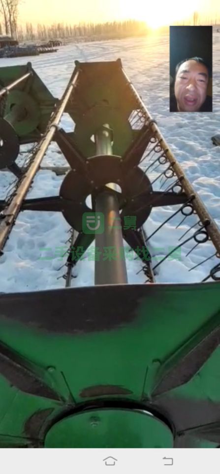 新疆出售二手的約翰迪爾系列1076－w215－C100－w80收割機