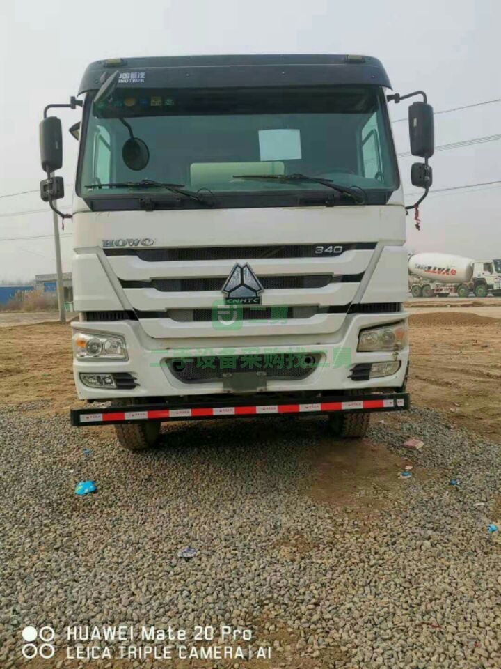 出售18年重汽發動機340馬力攪拌車進口Pmp減速機