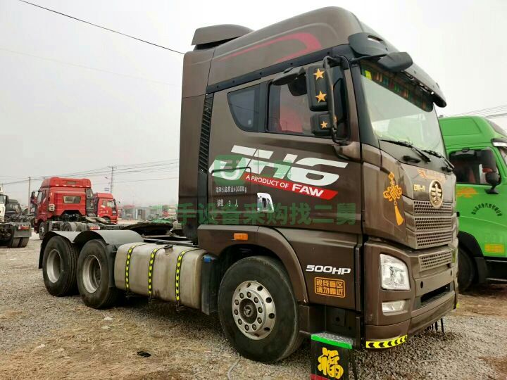 出售17年年底解放JH6牽引車500馬力 錫柴發動機